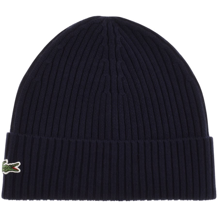 Alternative Image for ProductLacoste Logo Beanie Navy1